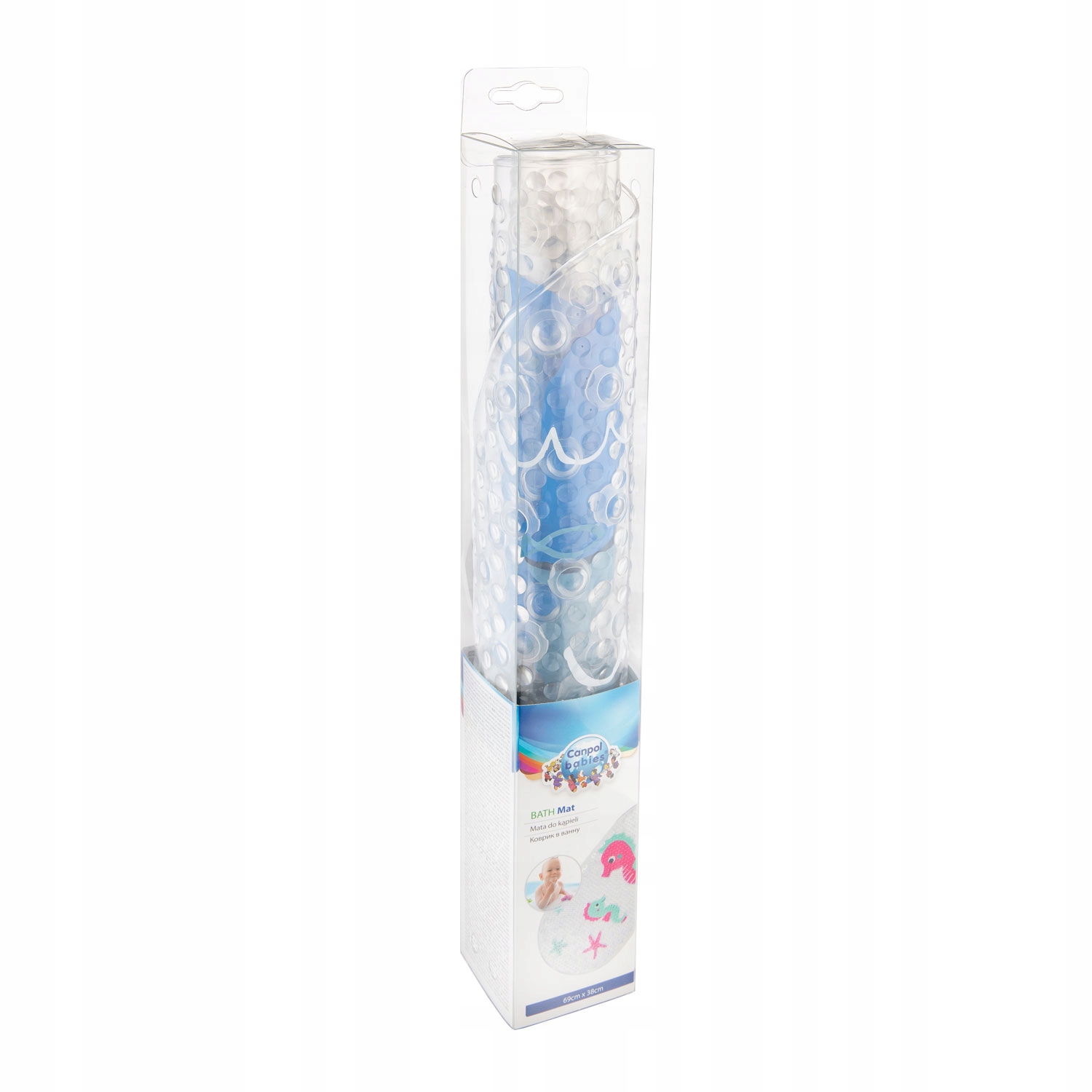 CANPOL MATA ANTYPOŚLIZGOWA DO KĄPIELI WANNY KONIK