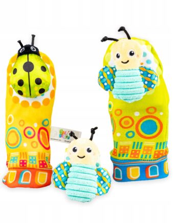 BALIBAZOO ZESTAW SKARPETKI I GRZECHOTKA NA RĄCZKĘ ŁĄKA NA RZEP