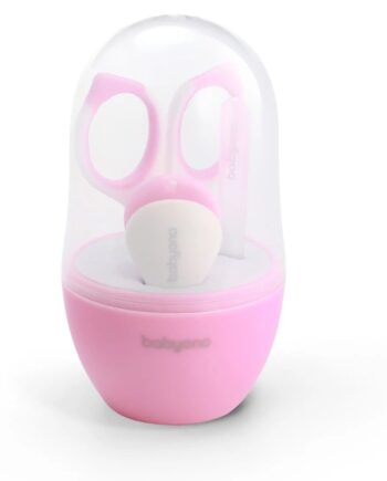 BABYONO Zestaw pielęgnacyjny do paznokci róż