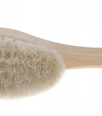 BOCIOLAND DREWNIANA SZCZOTKA DO WŁOSÓW KOZIE WŁOSIE MIĘKKA