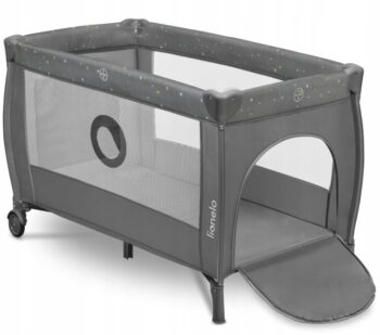 LIONELO ŁÓŻECZKO TURYSTYCZNE Z PODWIESZANĄ PODŁOGĄ + MATERAC STEFI PLUS