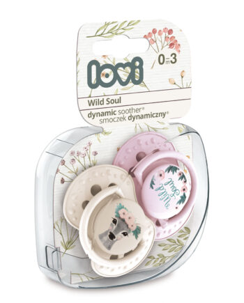 LOVI Smoczek dynamiczny 0-3m 2 szt Wild Soul Girl