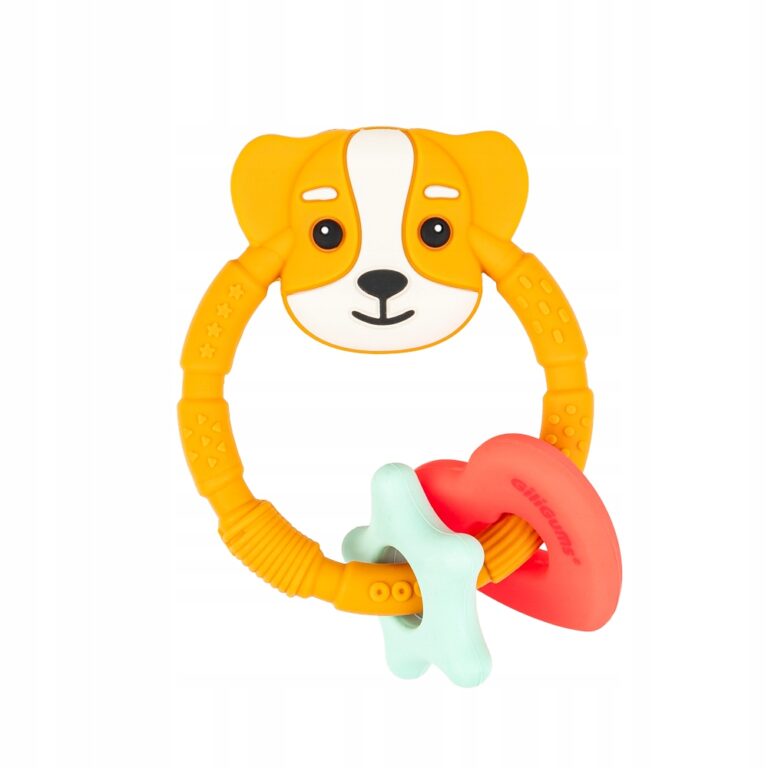 GiliGums GRYZAK PIERŚCIEŃ PIESEK RUCHOME ELEMENTY 3M+