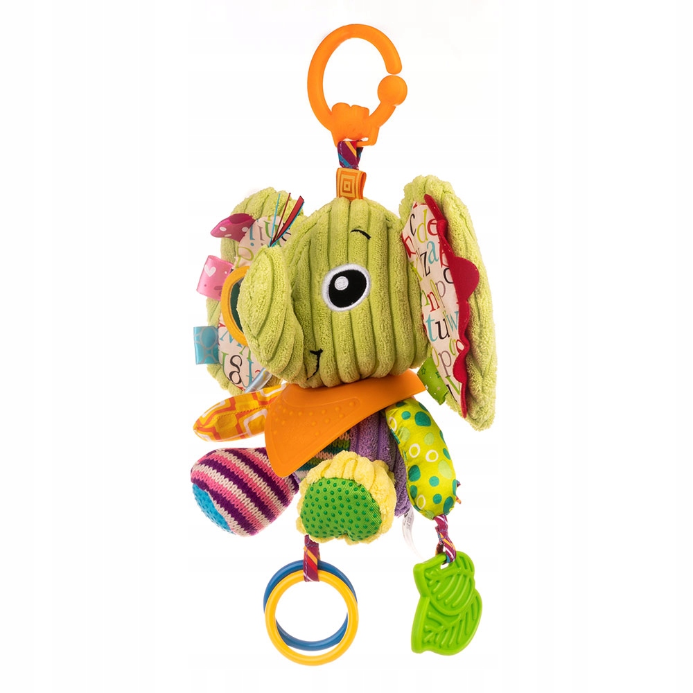 BALIBAZOO ZABAWKA ZAWIESZKA SŁOŃ SŁONIK ELVIS GRYZAK LUSTERKO 0M+