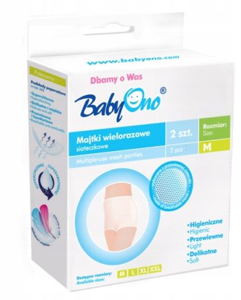 BABYONO WIELORAZOWE MAJTKI POPORODOWE 2 szt. M