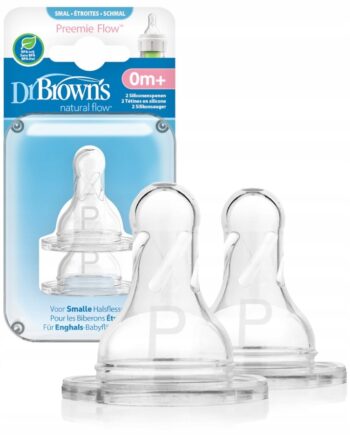 DR BROWN'S SMOCZEK DO BUTELKI STANDARD WĄSKI PREEMIE WCZEŚNIAK 2 SZTUKI