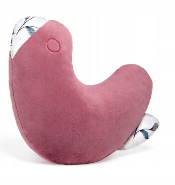 YOONCO PODUSZKA PODUSZECZKA PRZYTULANKA PTASZEK MINI 30X22CM RÓŻ