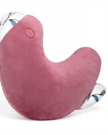 YOONCO PODUSZKA PODUSZECZKA PRZYTULANKA PTASZEK MINI 30X22CM RÓŻ