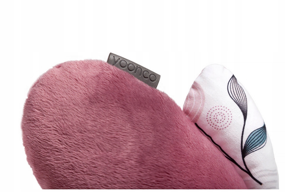 YOONCO PODUSZKA PODUSZECZKA PRZYTULANKA PTASZEK MINI 30X22CM RÓŻ