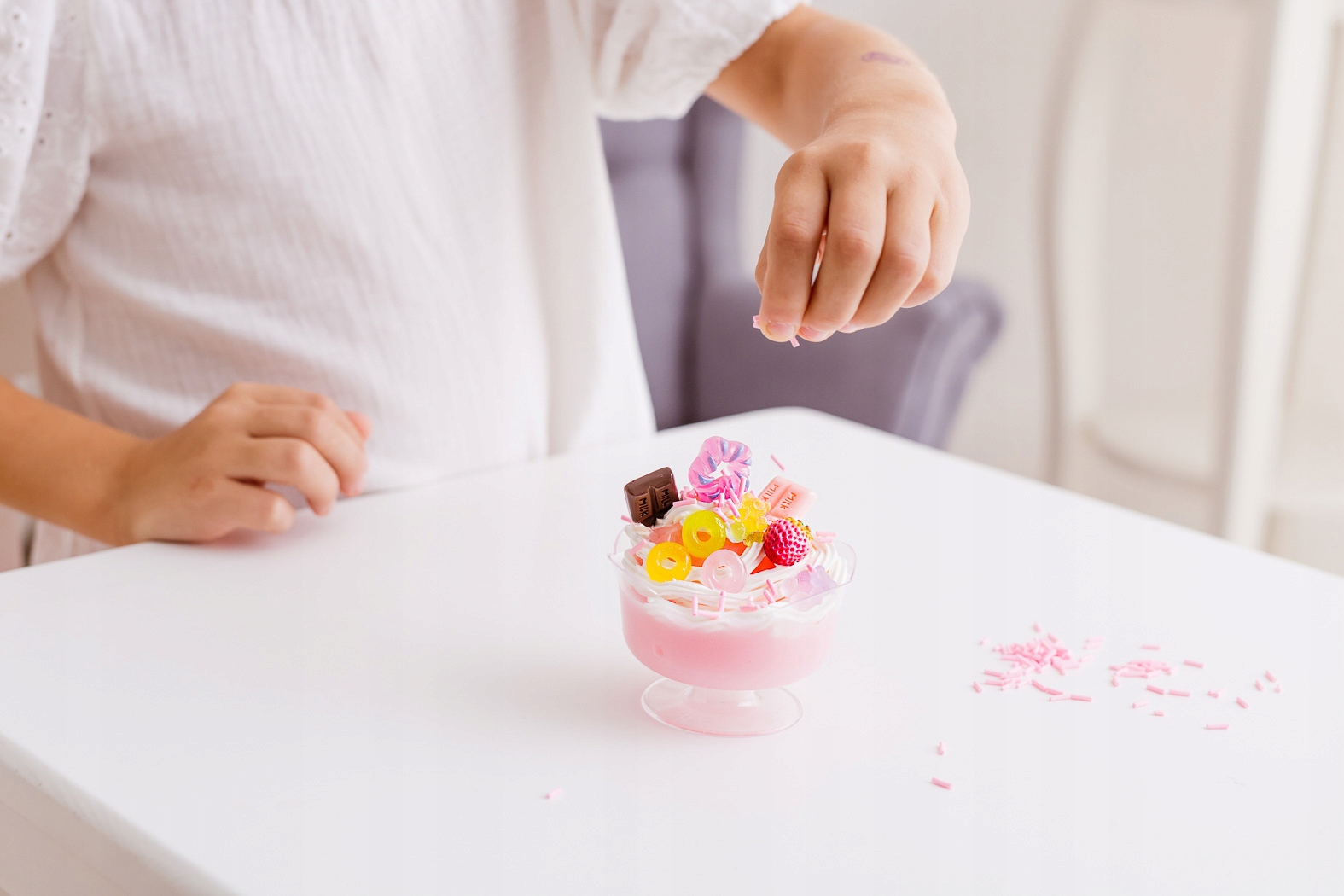 DUMEL ZESTAW KREATYWNY ZABAWKOWE DEKOROWANIE DESER Z KREMEM