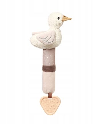 BABYONO PISZCZEK PRZYTULANKA MIĘKKA SZELESZCZĄCE SKRZYDŁA GRYZAK GOOSE ZOE