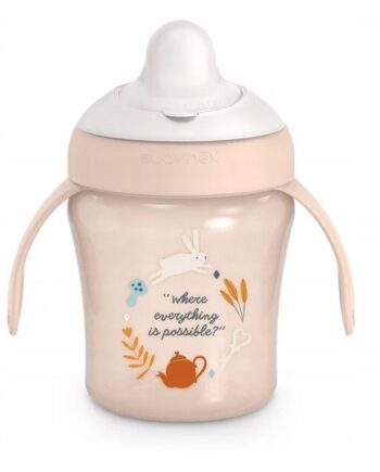 SUAVINEX KUBEK DO NAUKI PICIA 200ML WONDERLAND RÓŻOWY 6M+