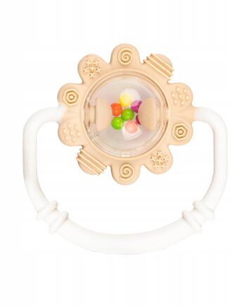 GiliGums GRZECHOTKA GRYZAK STOKROTKA PASTELOWA 3M+