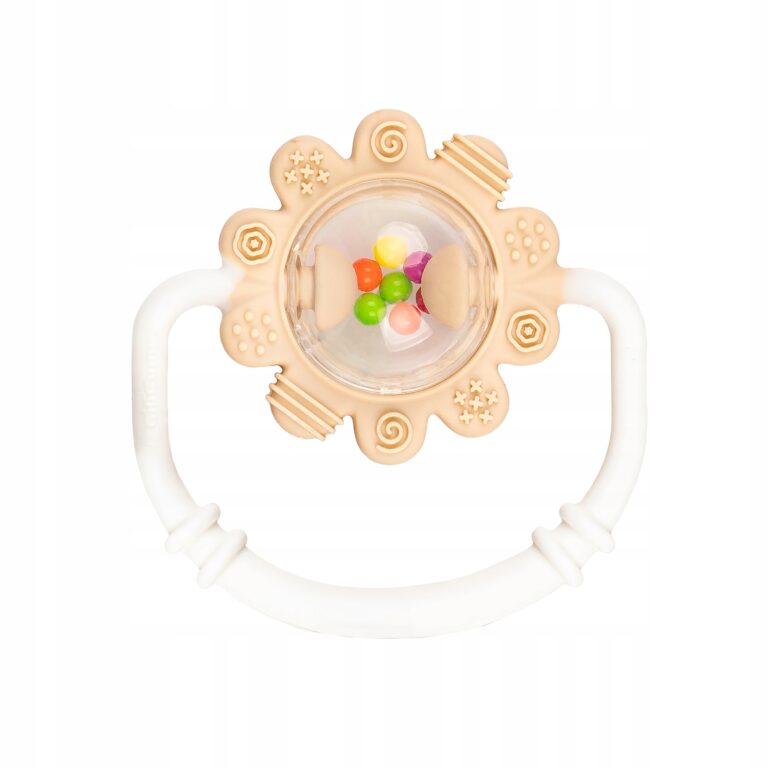 GiliGums GRZECHOTKA GRYZAK STOKROTKA PASTELOWA 3M+