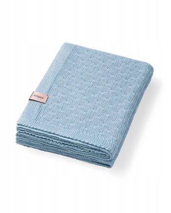 BABYONO KOCYK BAMBUSOWY NIEMOWLĘCY NIEBIESKI 75x100 cm 1673/03