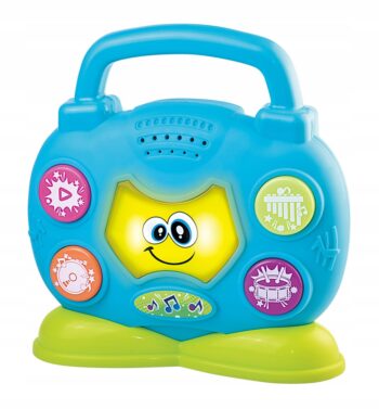 DUMEL ZABAWKA BOOMBOX MUZYKA MELODIE SWIATEŁKA