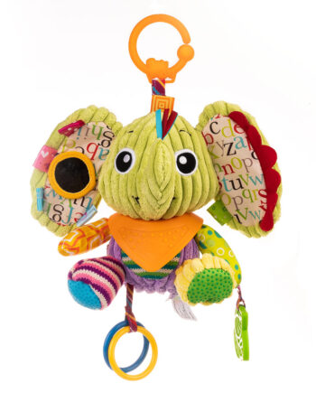 BALIBAZOO ZABAWKA ZAWIESZKA SŁOŃ SŁONIK ELVIS GRYZAK LUSTERKO 0M+