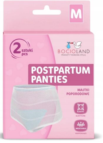 BOCIOLAND MAJTKI POPORODOWE SIATECZKA 2 SZTUKI M