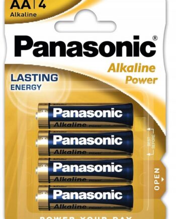 PANASONIC BATERIE ALKALICZNE POWER LR06 AA 4 SZTUKI
