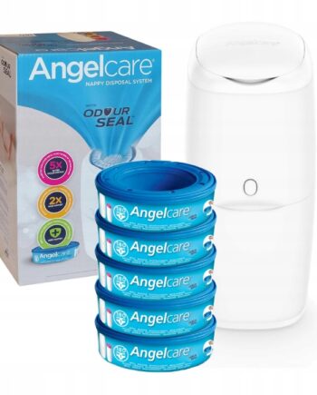 ANGELCARE Pojemnik kosz na pieluchy + 5 wkładów