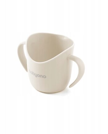 BABYONO ERGONOMICZNY KUBEK TRENINGOWY FLOW BEŻOWY 1463/09
