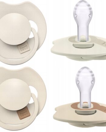 LOVI SMOCZEK DYNAMICZNY SILIKON PRIME W ETUI 6-18M COCONUT/IVORY 2 SZTUKI