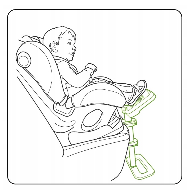 Knee Guard Kids PODNÓŻEK DO FOTELIKA SAMOCHODOWEGO UNIWERSALNY