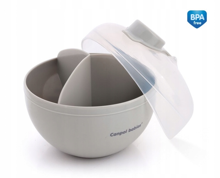 CANPOL Pojemnik dozownik na mleko w proszku szary