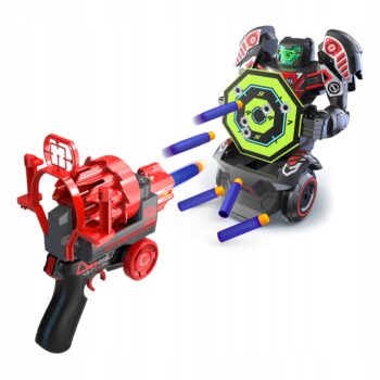 SILVERLIT ROBO RAPIDFIRE STRZELANIE Z PILOTA MIOTACZ POCISKÓW DŹWIĘK 5+