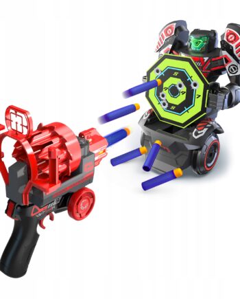 SILVERLIT ROBO RAPIDFIRE STRZELANIE Z PILOTA MIOTACZ POCISKÓW DŹWIĘK 5+