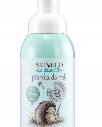 SYLVECO DELIKATNA PIANKA DO MYCIA RĄK ZIELONA DLA DZIECI 3+ NIE WYSUSZA