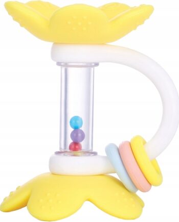 GiliGums GRZECHOTKA GRZECHOCZĄCE KWIATKI ŻÓŁTY 3M+