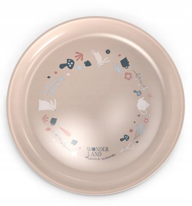 SUAVINEX ZESTAW OBIADOWY DO KARMIENIA MALUCHA RÓŻ WONDERLAND