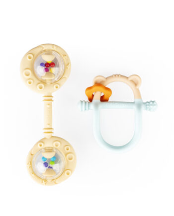 GiliGums ZESTAW STARTOWY DWUPAK GRYZAK I GRZECHOTKA BEŻOWY