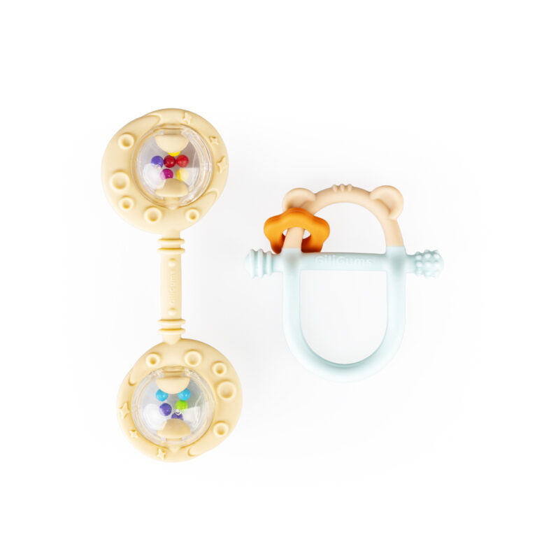 GiliGums ZESTAW STARTOWY DWUPAK GRYZAK I GRZECHOTKA BEŻOWY