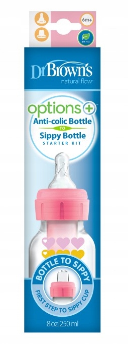 DR BROWN'S ZESTAW OD BUTELKI DO KUBKA OPTIONS+ 250