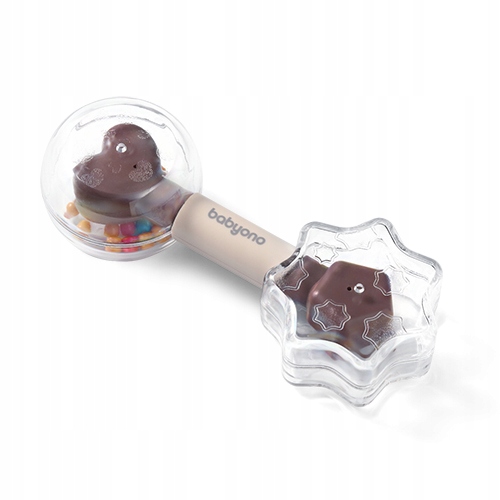 BABYONO GRZECHOTKA ERGONOMICZNA STAR 3M+