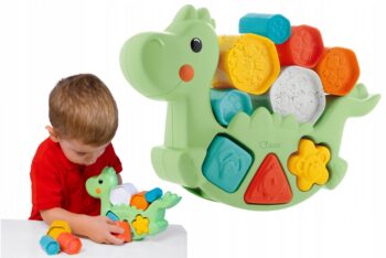CHICCO SORTER UKŁADANKA WIEŻA DINO ECO 2W1 12M+