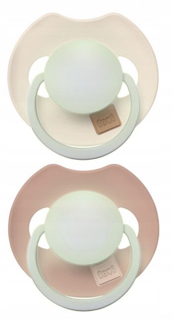 LOVI SMOCZEK USPOKAJAJĄCY DYNAMICZNY SILIKONOWY PRIME 18M+ ŚWIECĄCY BLUSH
