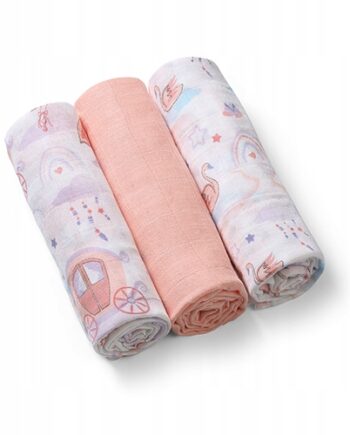 BABYONO PIELUSZKI PIELUSZKA MUŚLINOWE MUŚLINA MIĘKKIE 3 SZT