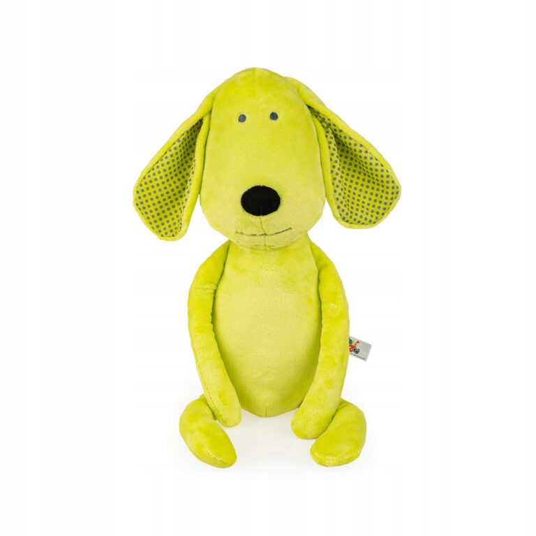 BALIBAZOO DUMEL MASKOTKA PIESEK MIŚ TULIMY 58CM LIMONKOWY