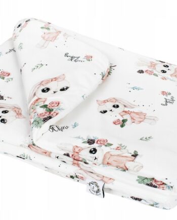 BONJOUR CHERIE KOŁDRA KOŁDERKA BAMBUSOWA 75X100CM ROMANTYCZNY KRÓLIK