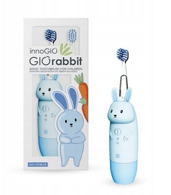 INNOGIO SZCZOTECZKA SONICZNA DLA DZIECI GIOrabbit ŚWIECI OD 2 LAT