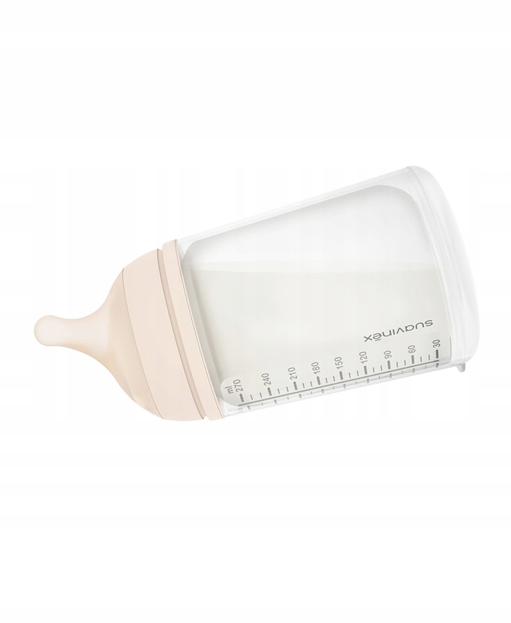 SUAVINEX BUTELKA ZERO ZERO 180ML WOLNY PRZEPŁYW KOLOR MEDIUM