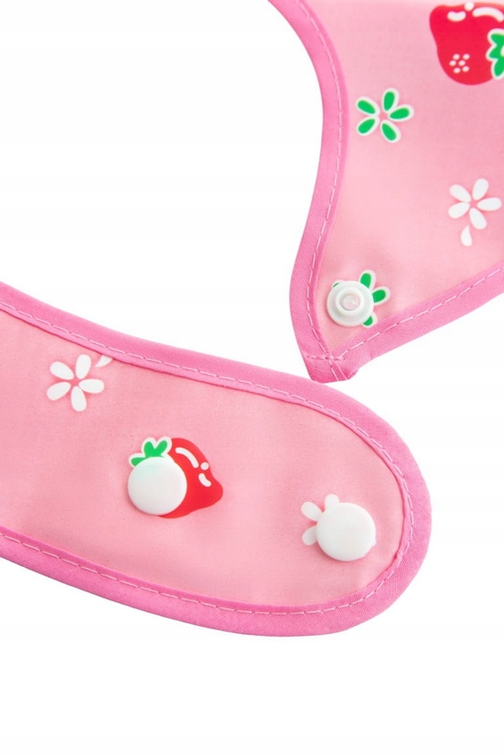 BOCIOLAND ŚLINIAK CERATOWY NIEPRZEMAKALNY EVA ZAPINANY RÓŻ