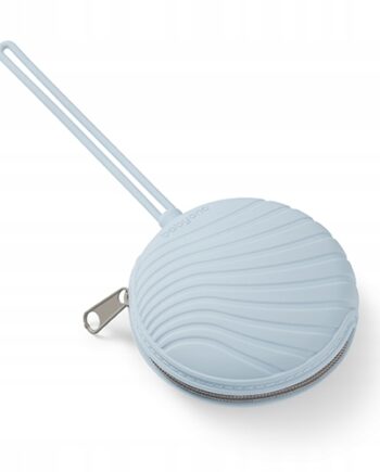 BABYONO SILIKONOWY POJEMNIK ETUI NA SMOCZEK NA ZAMEK NA DWA SMOCZKI BLUE