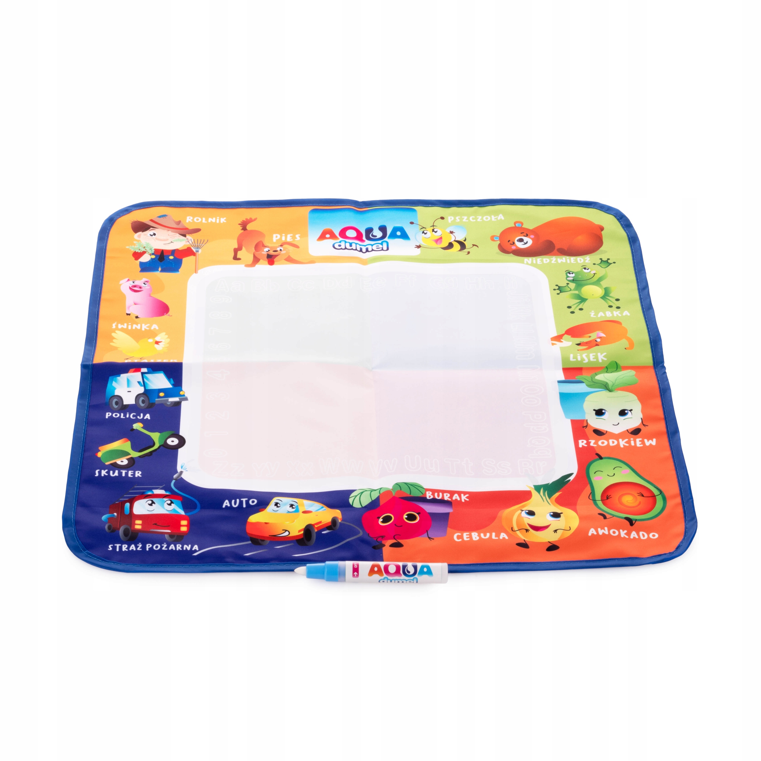 DUMEL AQUAGELZ MATA WODNA 4 KOLORY ŚREDNIA 52X52CM + MAZAK 18M+