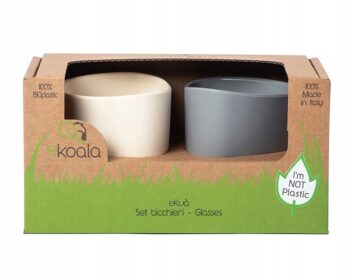 EKOALA ZESTAW KUBKÓW DLA DZIECI 100% BIOPLASTIK