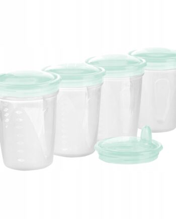 BABYONO POJEMNIKI DO MROŻENIA POKARMU Z USTNIKIEM