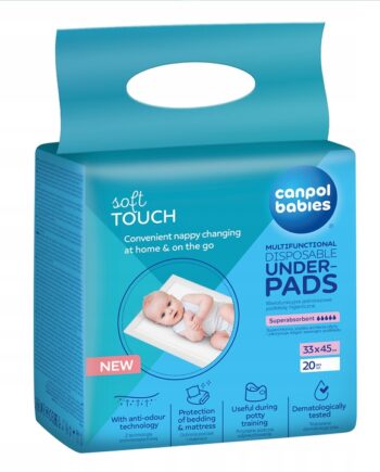 CANPOL PODKŁADY HIGIENICZNE WIELOFUNKCYJNE 33X45 20 SZTUK